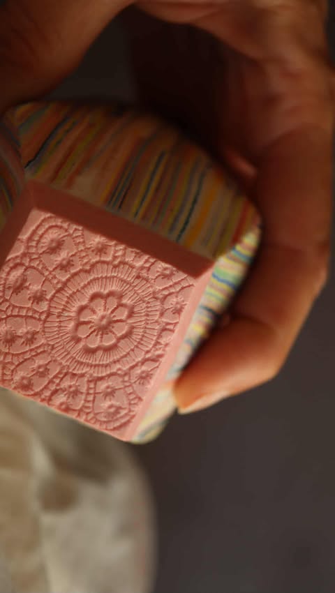 Lines Collection - Mug with Spikes Ceramics Julia Bramich 