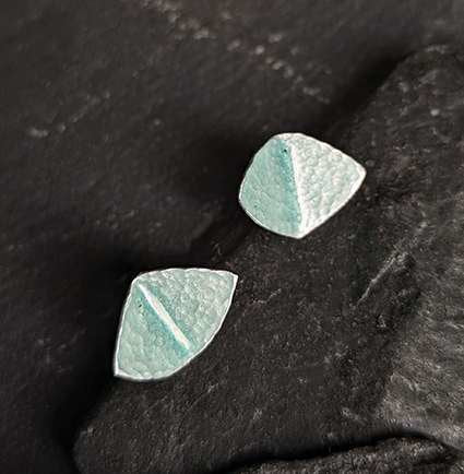 Little Wings Studs (Nile Green) Jewellery Mari Hirata 