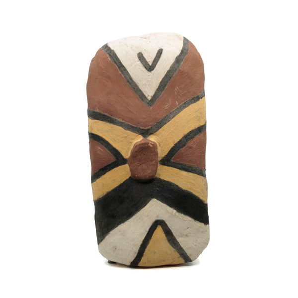 Maureen Beeron - Shield - MB1018 Ceramics Girringun Art Centre 