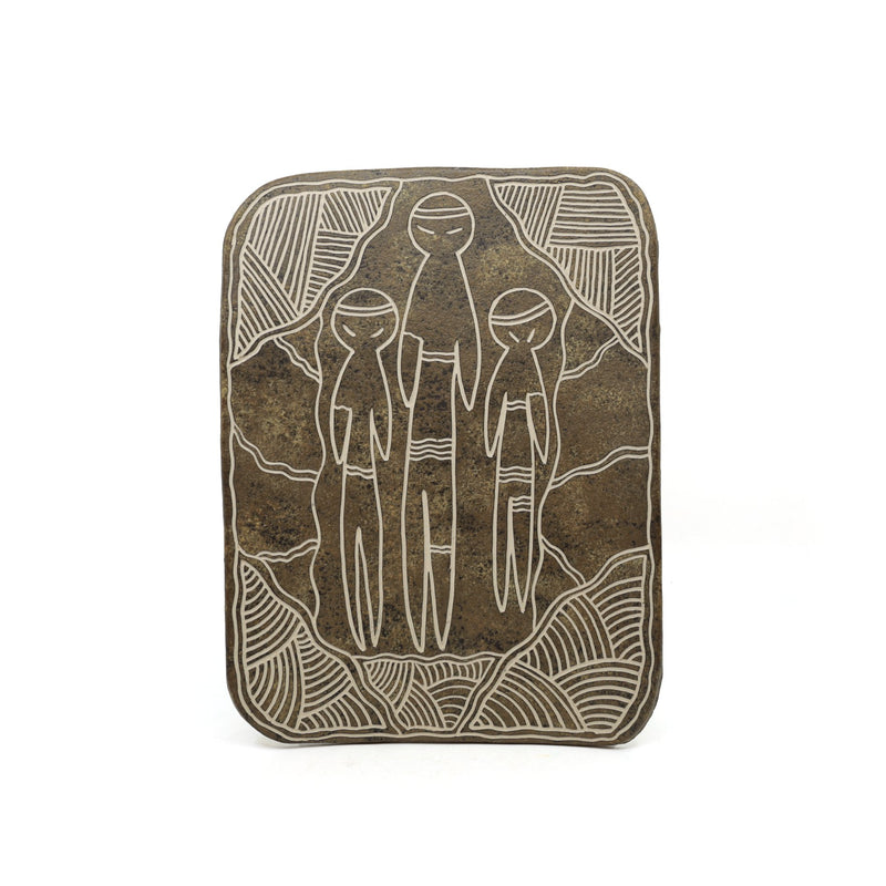 Laurence Gibson - Warru Warru Murruku (Men's Business) - 887-24 Ceramics Yalanji Arts 