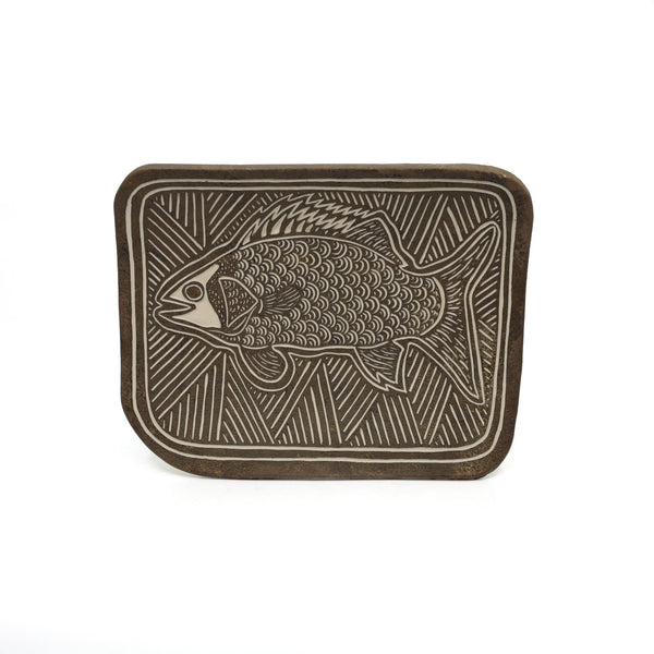 Gregory Salt - Bayil (Jungle Perch) - 787-24 Ceramics Yalanji Arts 