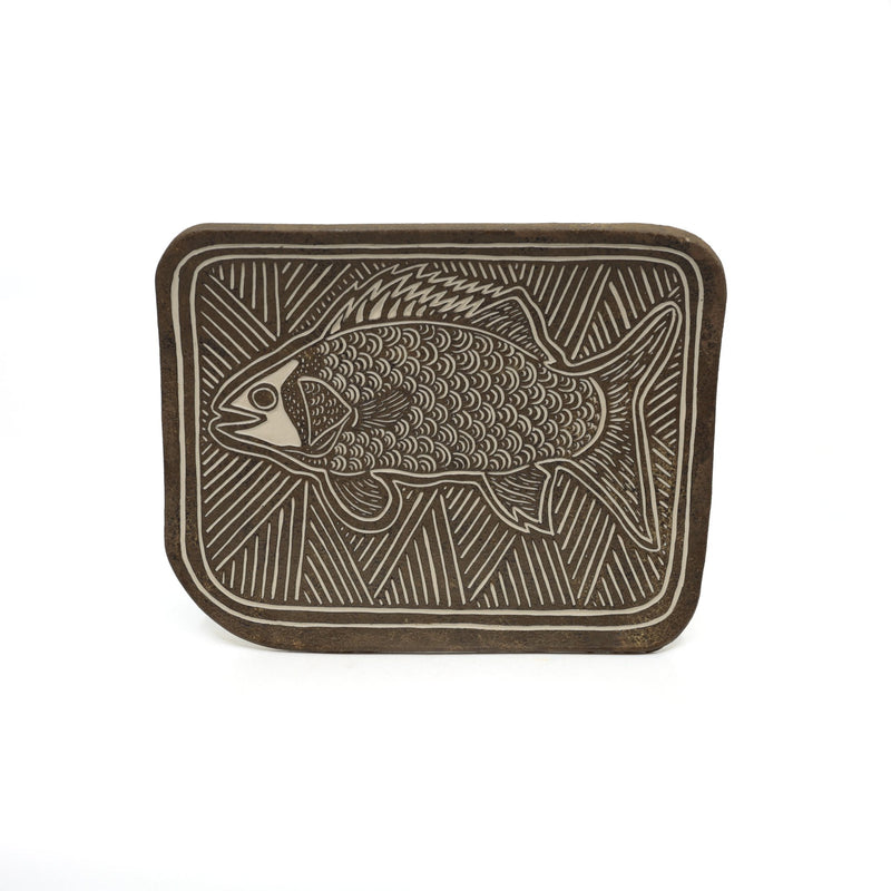 Gregory Salt - Bayil (Jungle Perch) - 787-24 Ceramics Yalanji Arts 