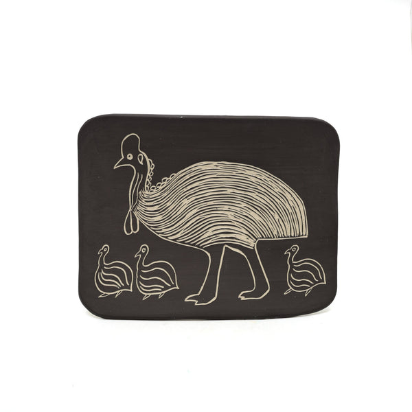 Lorna Shuan - Kurranji (Cassowary) - 990-24 Ceramics Yalanji Arts 