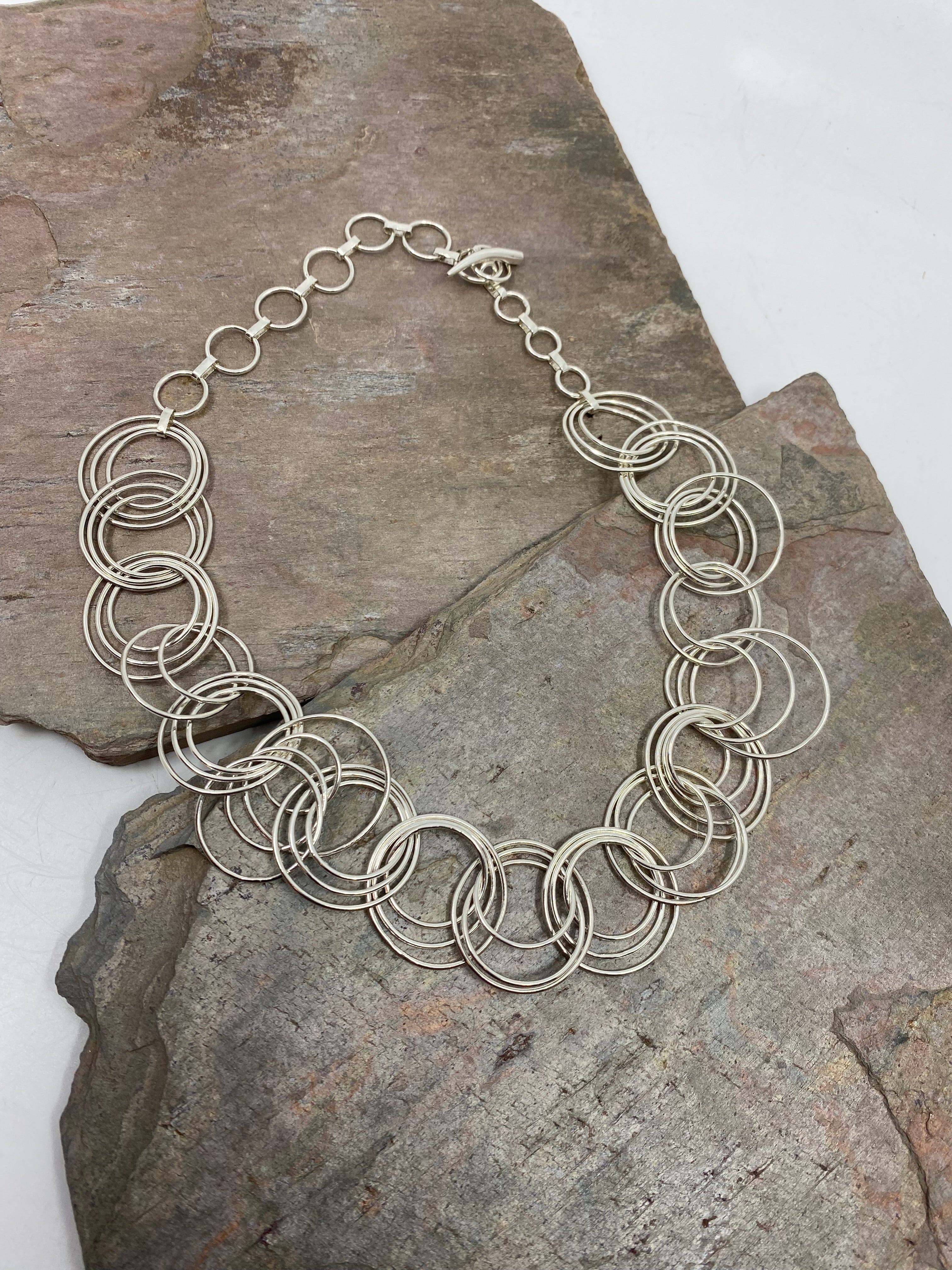 Centrifuge Rings Necklace Jewellery Kaye Parish 