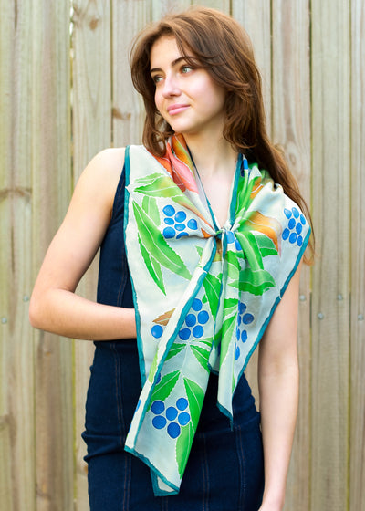 Quandong Blue Textiles & Fibre Art Soul Silk 