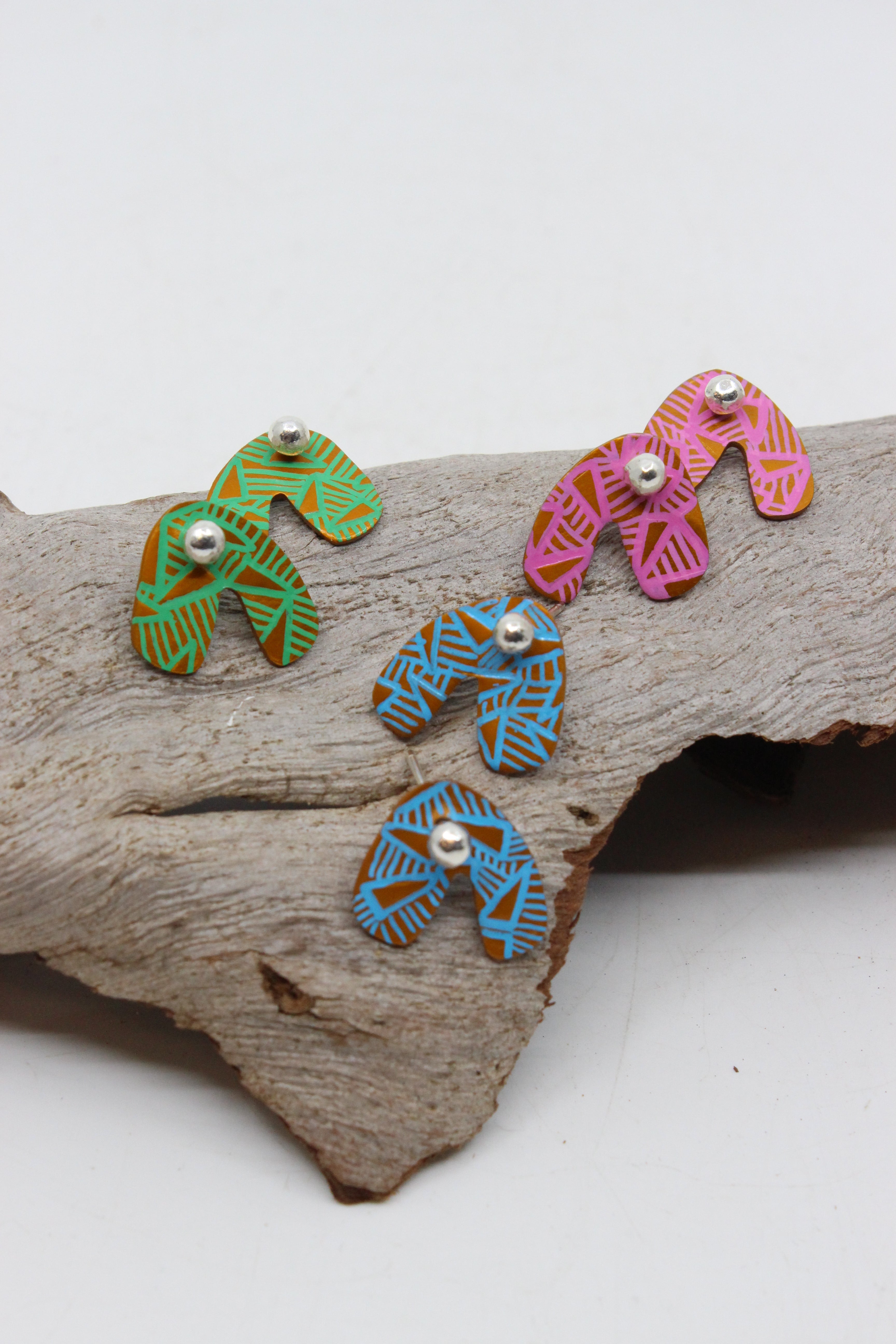 Arch Stud Earrings Jewellery Katie Stormonth 