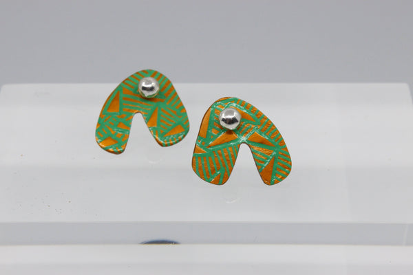 Arch Stud Earrings Jewellery Katie Stormonth 