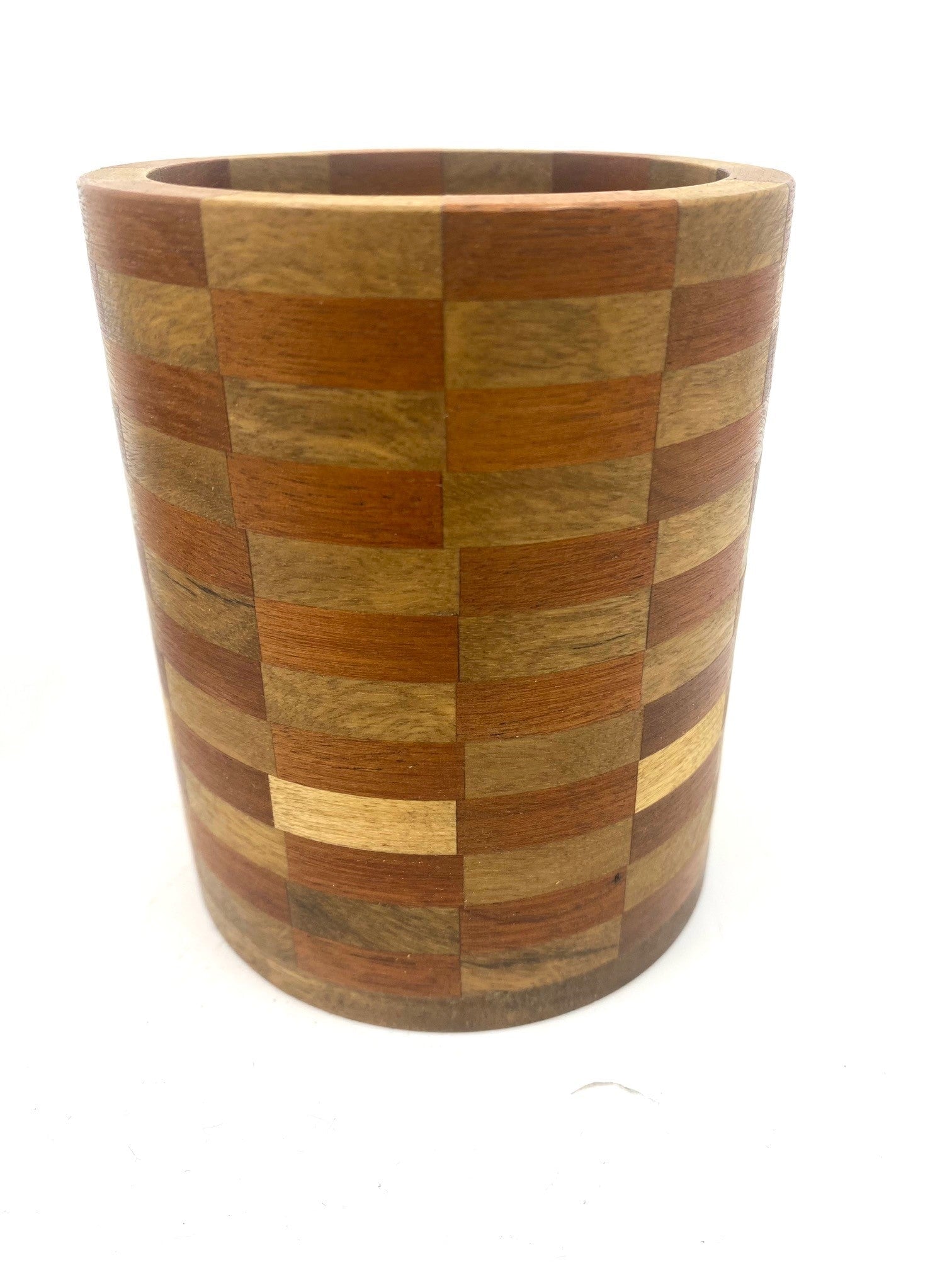 Segment Pot (Dark Brown / Light Brown) Wood Bernard Golenko 