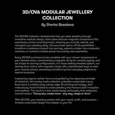 3D/OVA Polyhorns - Large Jewellery Sharka Bosakova 