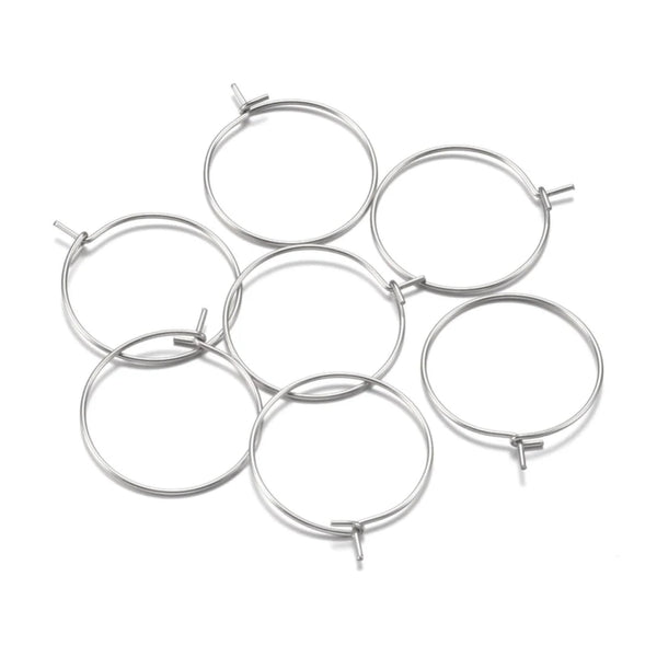 Silver Hoops Jewellery Sharka Bosakova 