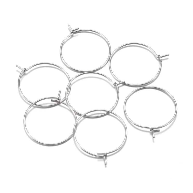 Silver Hoops Jewellery Sharka Bosakova 