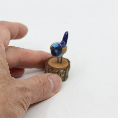 Mini-Bird Series Ceramics Green Bird Ceramics 