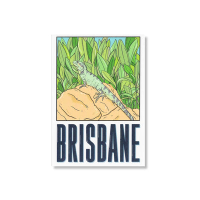 Busy Head - Postcards Cards Busy Head Iguana 