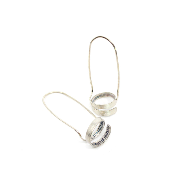 Swarf round chased inside Jewellery Alison McDonald 