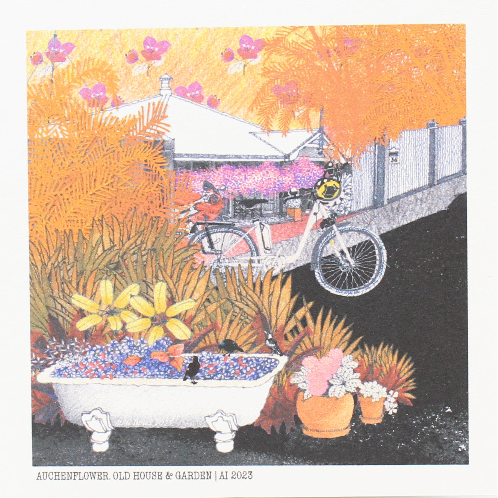 Square Craft Brisbane Greeting Card (various illustrations)