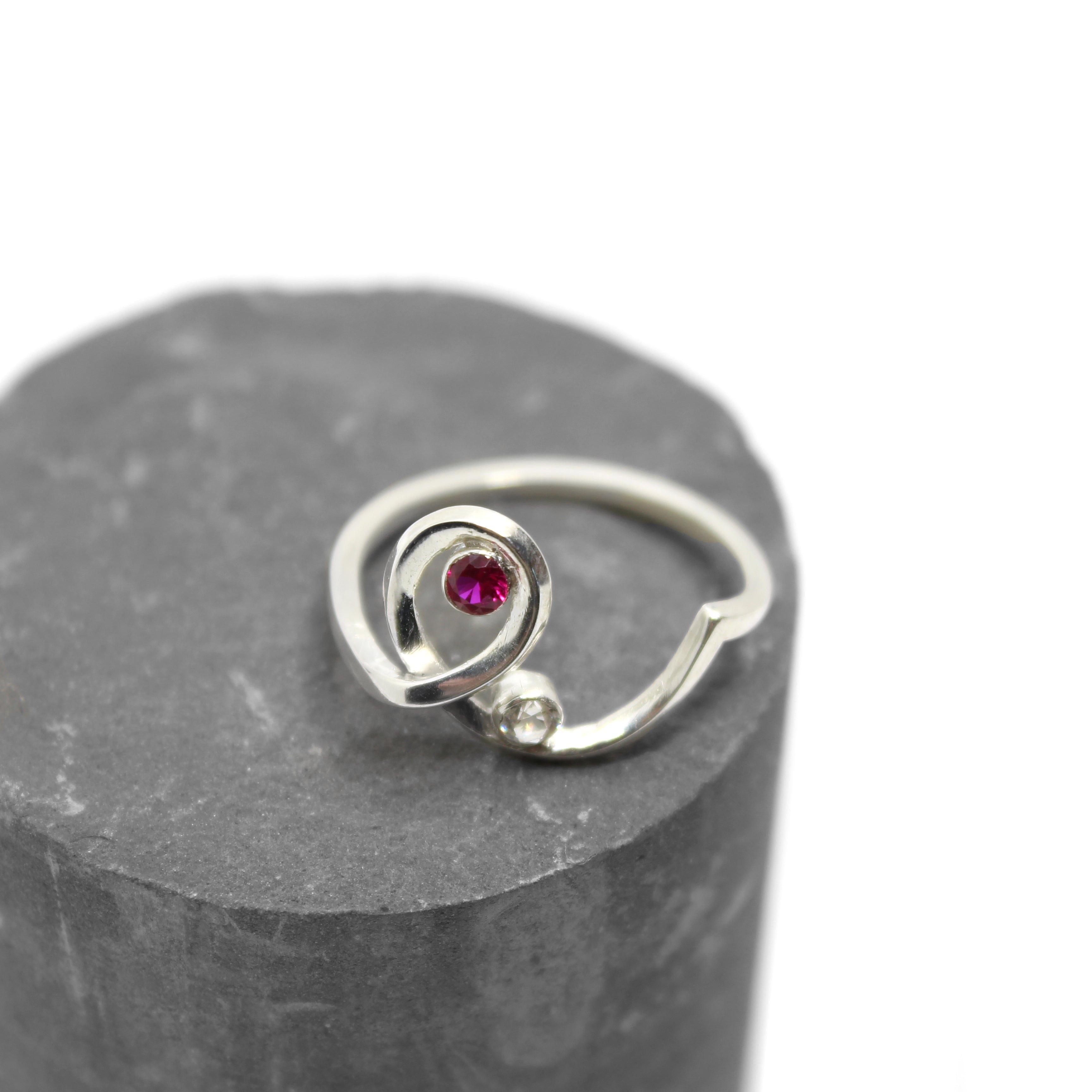 Swirl ring Jewellery Ella Christine Designs 