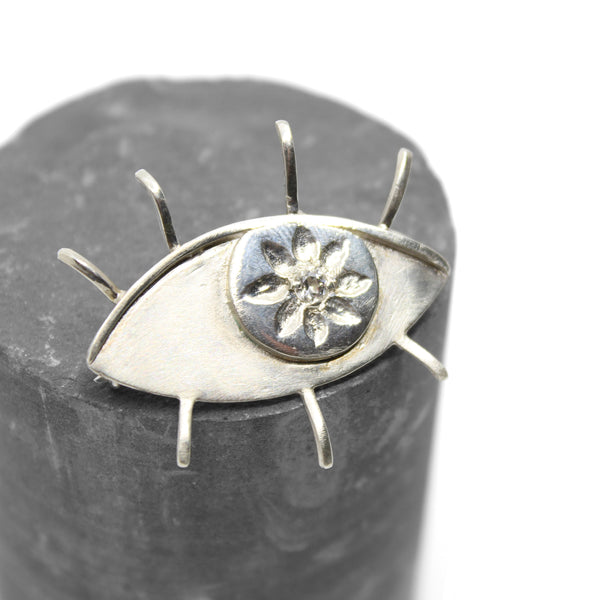 Eye brooch Jewellery Ella Christine Designs 