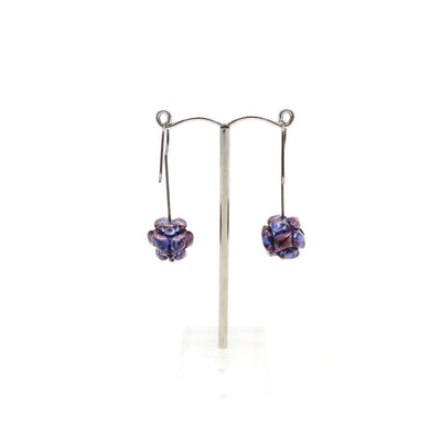 SATELLITE Earrings - Mini Jewellery Paula Dunlop Purple Lustre 