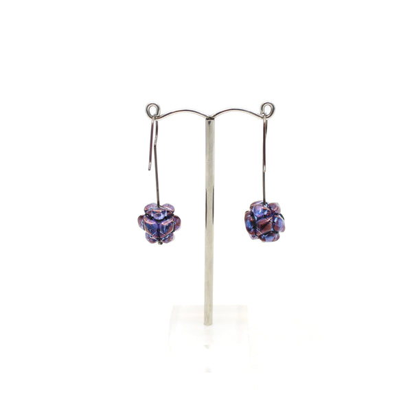 SATELLITE Earrings - Mini Jewellery Paula Dunlop Mirrored Pink Mist 