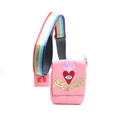 Flappy Bags Textiles & Fibre Art Kimi Schieren Small pink 