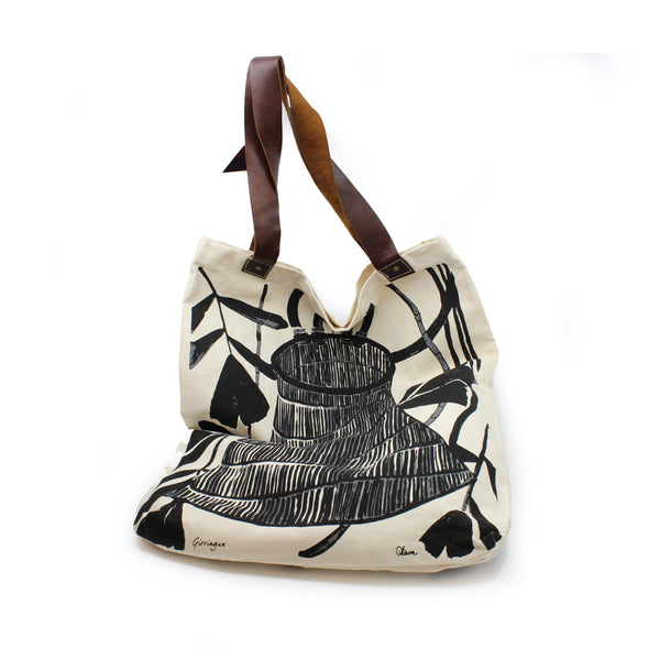 Tote Bag - Jawun by Daniel Beeron Textiles & Fibre Art Girringun Art Centre 