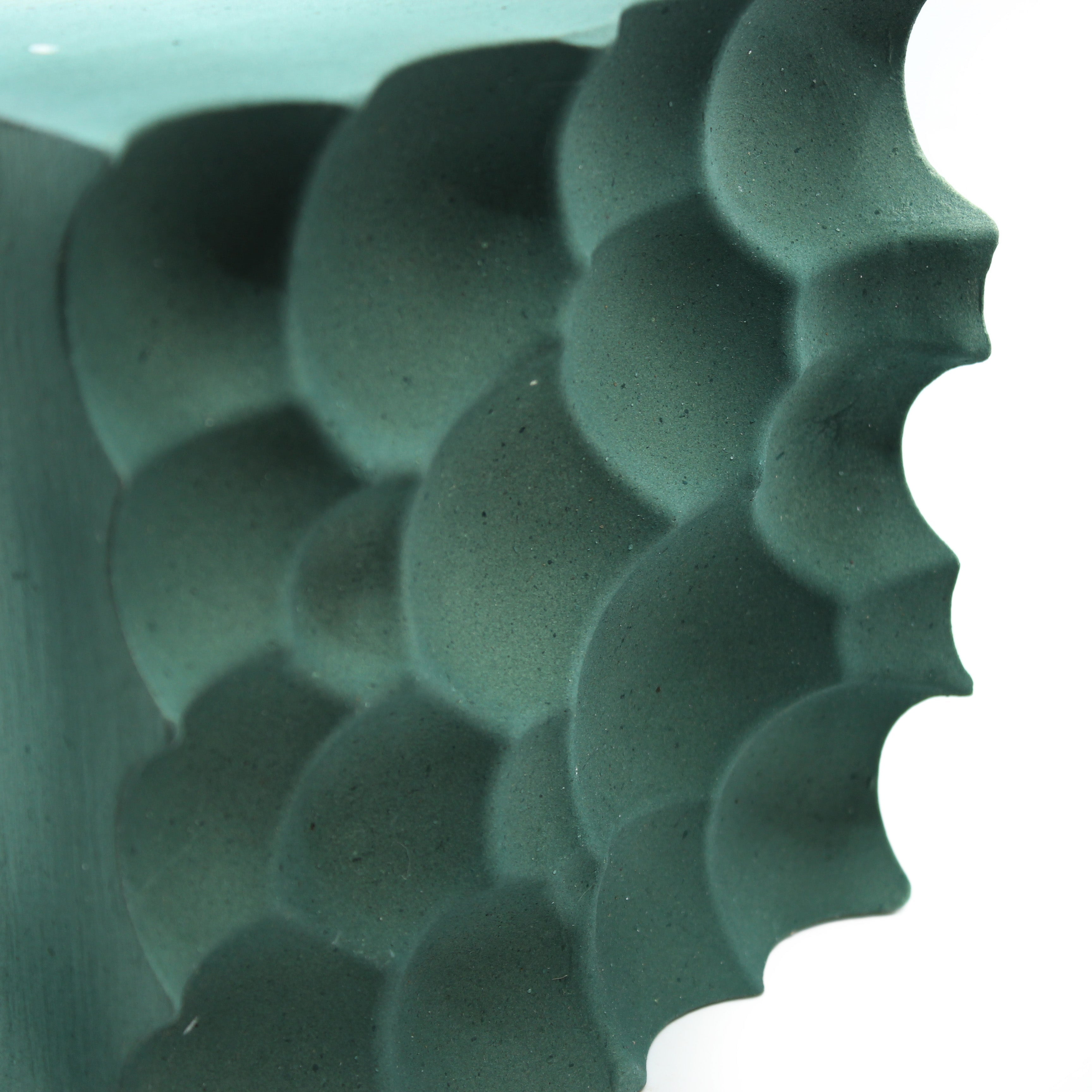 Green square cloud Ceramics Minqi Gu 