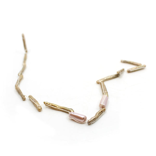 White Silk Necklace Jewellery Mary Odorcic #1 