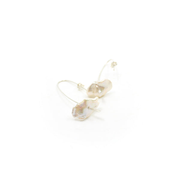 Wire Keshi Pearl Earrings Jewellery Mary Odorcic #1 
