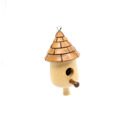 Wooden Christmas Ornament Wood Peter Wyer Brick roof 