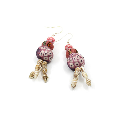 Kurage (Jellyfish) Earring Textiles & Fibre Art SOOKii 3 