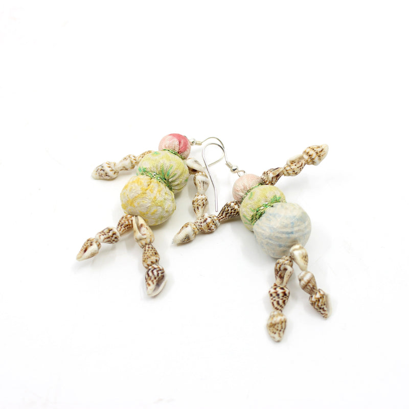 Kurage (Jellyfish) Earring Textiles & Fibre Art SOOKii 4 