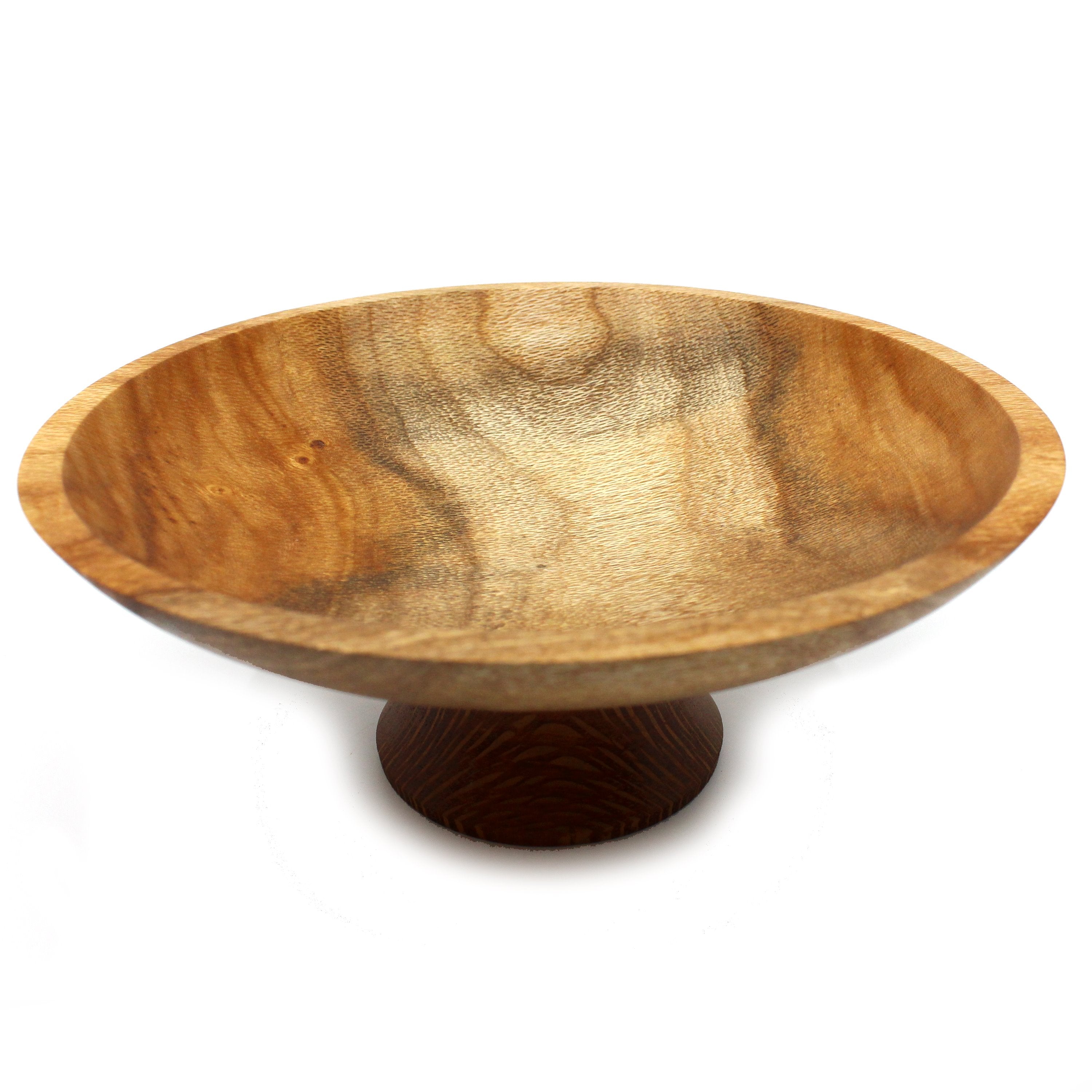 Silky Oak Footed Bowl