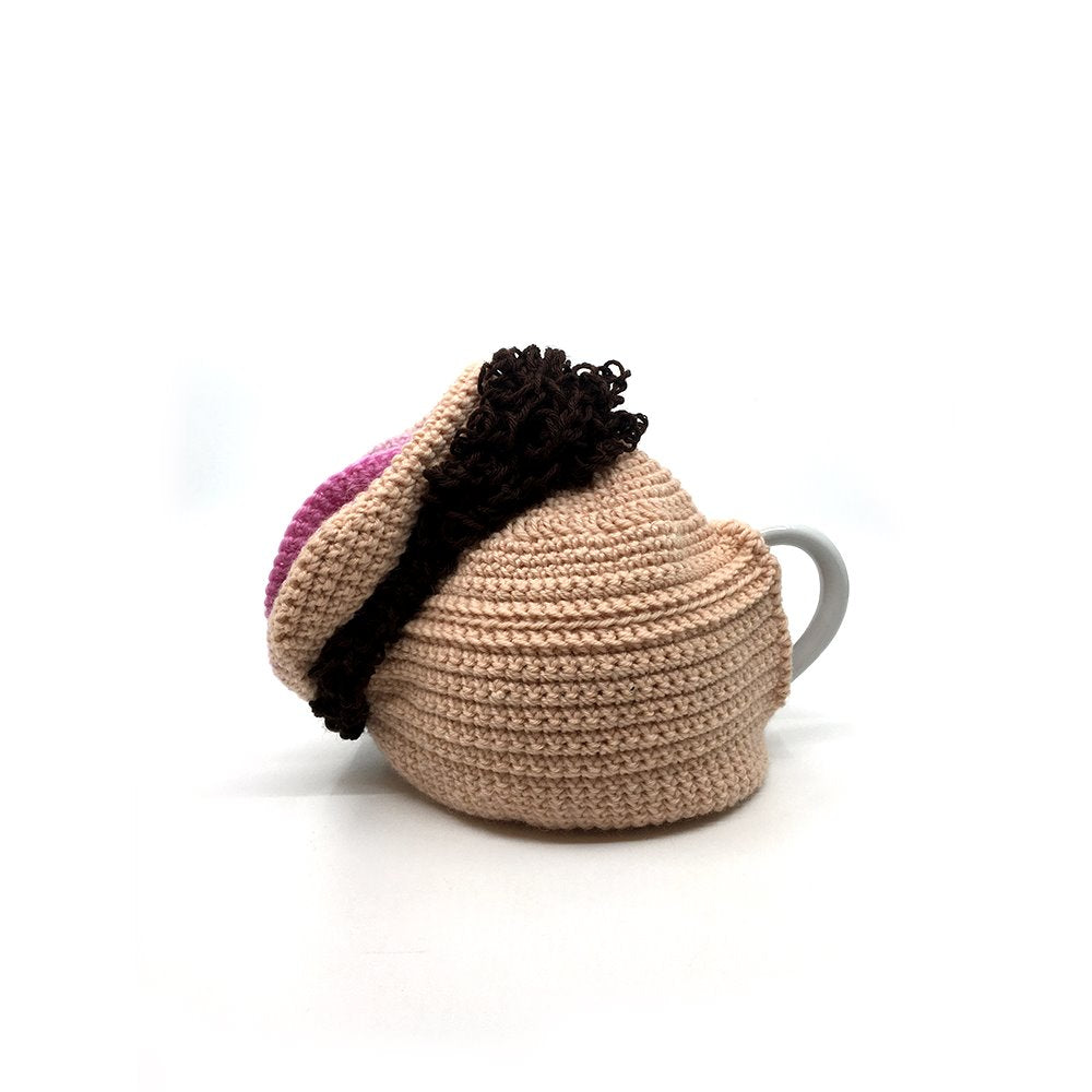 Vulva Tea Cosy (with ceramic teapot) Textiles & Fibre Art Lulu Geraghty 