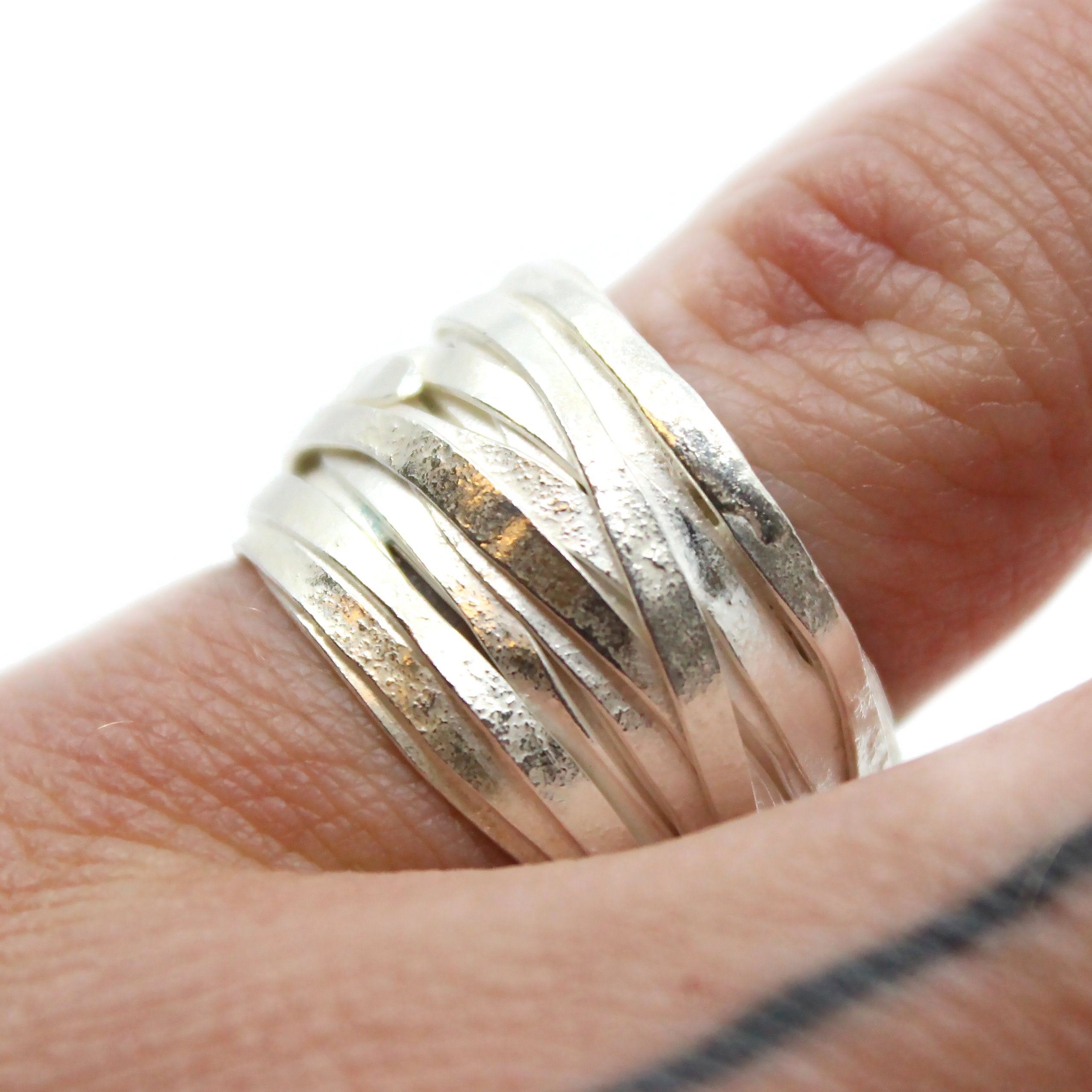 Silver Wrap Ring Jewellery Shimara Carlow 