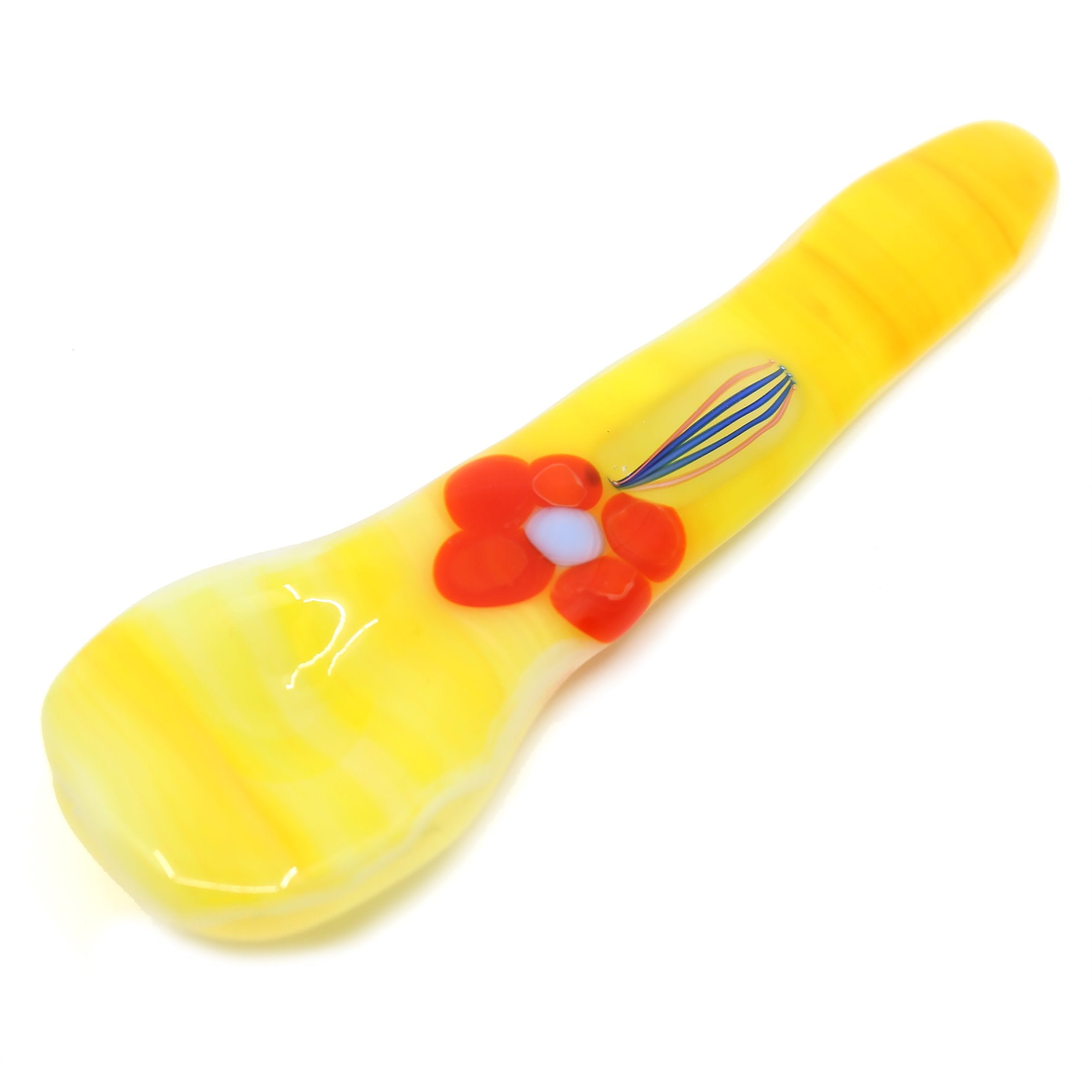 Glass Spoons Glass Lawn Bowls Yellow 
